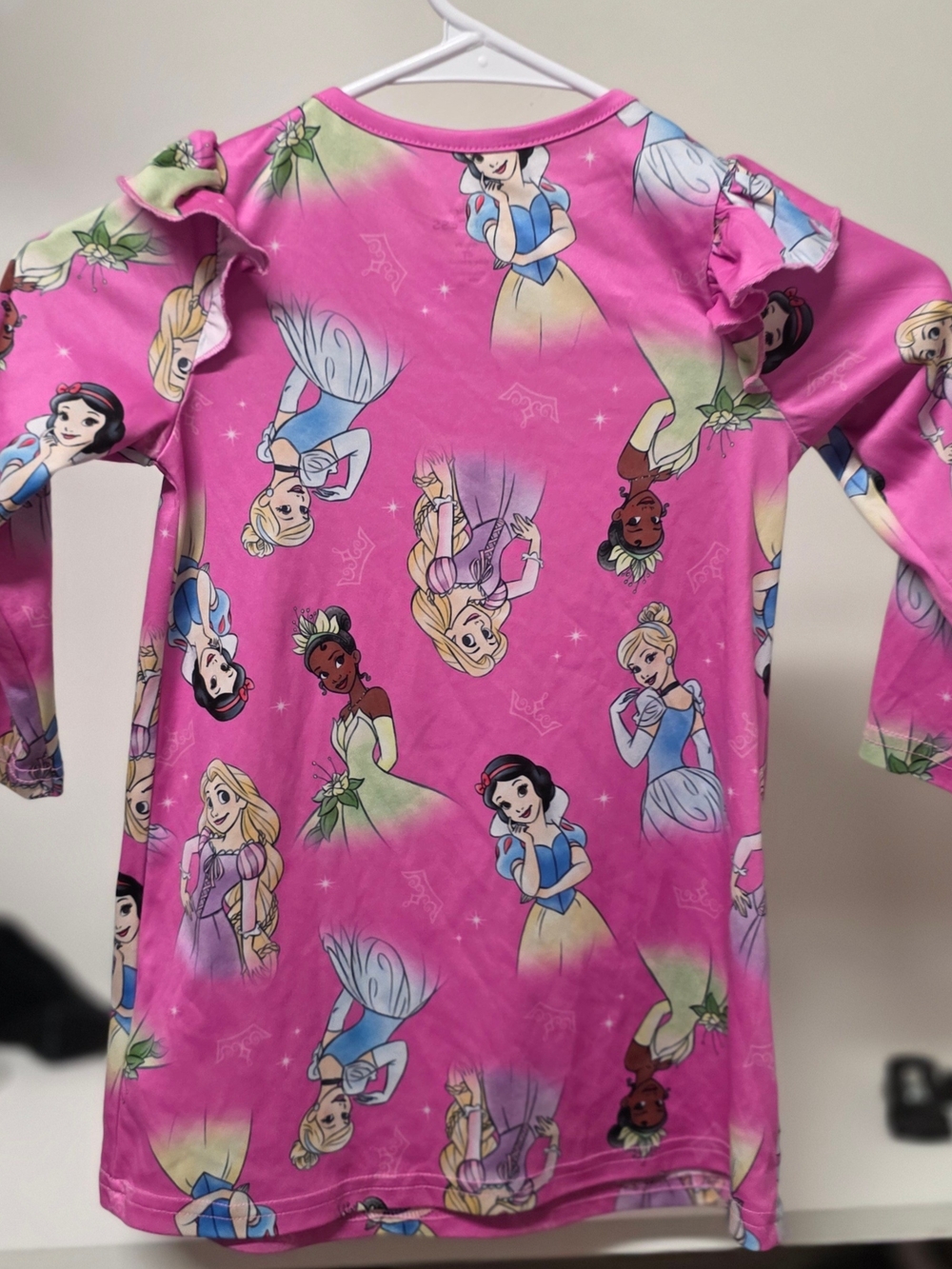 Girls' Pink Disney Princess Character Nightgown 4T - Picture 2 of 4